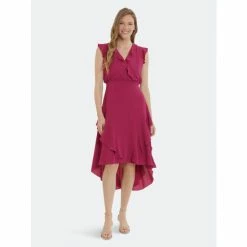 Maggy London London Times Christa Dresses Plumberry