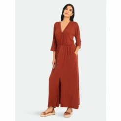 Maggy London London Times Petite V-Neck Dolman Sleeve Kaftan D Dresses Spice -Maggy London shop unnamed file 1049