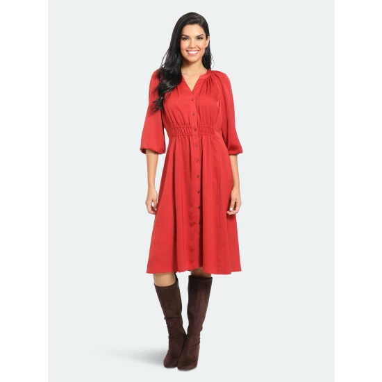 Maggy London London Times Riley Dresses Brick 4 Maggy London London Times Riley Dresses Brick - Image 2