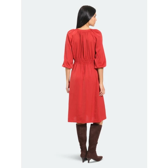 Maggy London London Times Riley Dresses Brick 5 Maggy London London Times Riley Dresses Brick - Image 3