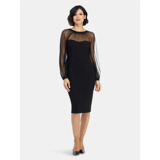 Maggy London Carmindy Illusion Dresses Black 3 Maggy London Carmindy Illusion Dresses Black