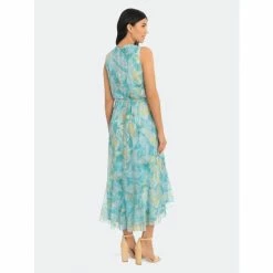 Maggy London London Times Talia Dresses Aqua/yellow -Maggy London shop unnamed file 1106