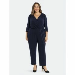 Maggy London London Times Curve Terresa Jumpsuits & Rompers Dark Navy 10 Maggy London London Times Curve Terresa Jumpsuits & Rompers Dark Navy -Maggy London shop unnamed file 1123