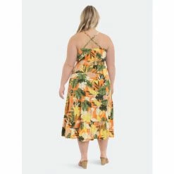 Maggy London London Times Curve Stella Dresses Mandarine / Sweet Olivines -Maggy London shop unnamed file 1141