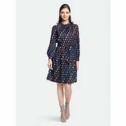 Maggy London Loranna Dress Dresses Navy/rust