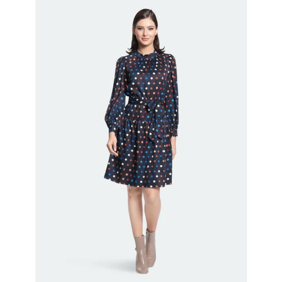 Maggy London Loranna Dress Dresses Navy/rust 3 Maggy London Loranna Dress Dresses Navy/rust