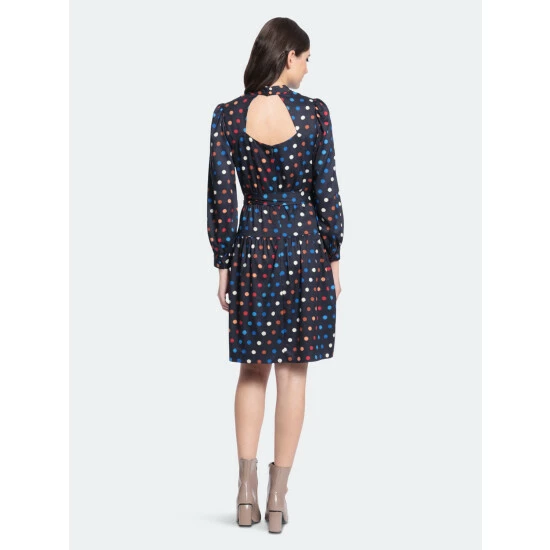 Maggy London Loranna Dress Dresses Navy/rust 4 Maggy London Loranna Dress Dresses Navy/rust - Image 2