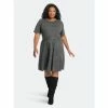 Maggy London London Times Curve Jesi Dresses Charcoal Heather -Maggy London shop unnamed file 1162