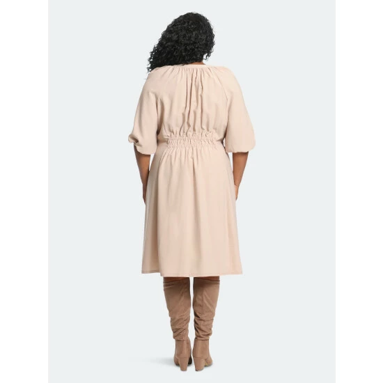 Maggy London London Times Curve Riley Dresses Taupe 8 Maggy London London Times Curve Riley Dresses Taupe - Image 6