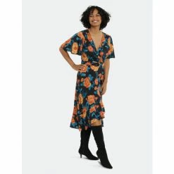 Maggy London London Times Damona Dresses Black/teal