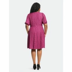 Maggy London London Times Curve Elsie Dresses Magenta Purple -Maggy London shop unnamed file 1240