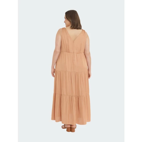 Maggy London Macie Curve Dress Dresses Desert Sand 5 Maggy London Macie Curve Dress Dresses Desert Sand - Image 3