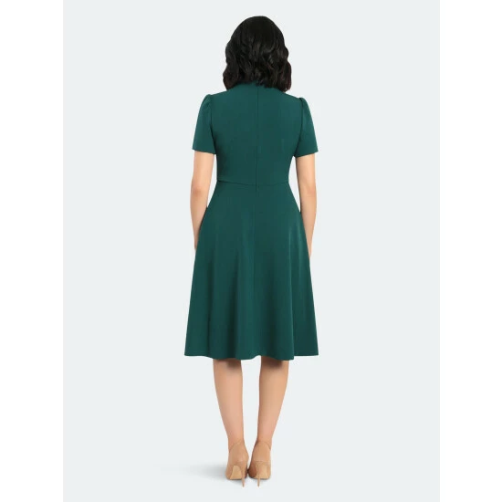 Maggy London Lizzy Bow Dresses Ponderosa Pine 5 Maggy London Lizzy Bow Dresses Ponderosa Pine - Image 3