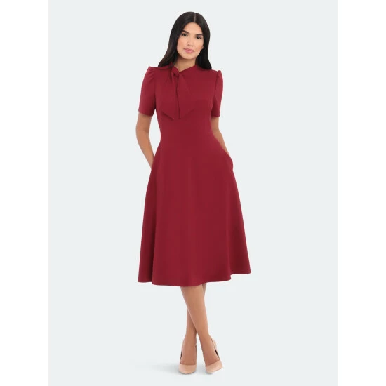 Maggy London Lizzy Bow Dresses Ponderosa Pine 6 Maggy London Lizzy Bow Dresses Ponderosa Pine - Image 4