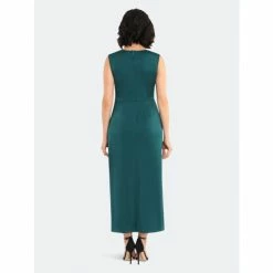 Maggy London Emilie Ruched Maxi Dresses Dark Green -Maggy London shop unnamed file 1376