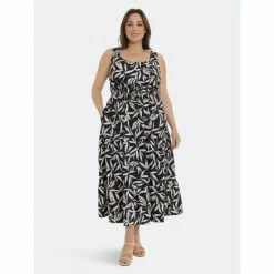 Maggy London Avery Curve Dresses Etched Leaf