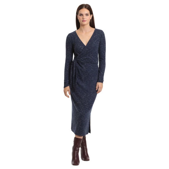 Maggy London Nyx Dress Dresses Navy Heather 4 Maggy London Nyx Dress Dresses Navy Heather - Image 2