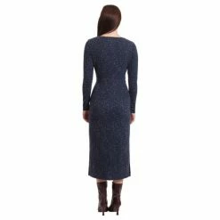 Maggy London Nyx Dress Dresses Navy Heather 8 Maggy London Nyx Dress Dresses Navy Heather -Maggy London shop unnamed file 141