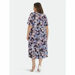 Maggy London Lola Curve Dresses Wine/blue -Maggy London shop unnamed file 1418