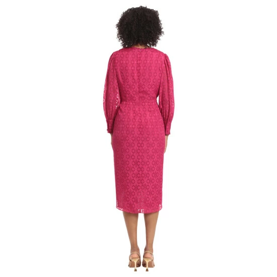 Maggy London Pearl Dress Dresses Cerise 5 Maggy London Pearl Dress Dresses Cerise - Image 3