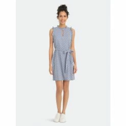 Maggy London London Times Gabby Dresses Chambray/ivory