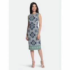 Maggy London Merita Dress Dresses Ivory/ Jade Green