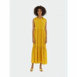 Maggy London Talia Dress Dresses Lemon Curry
