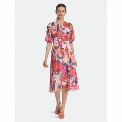 Maggy London Daisey Dresses Soft Pink / Savvy Red