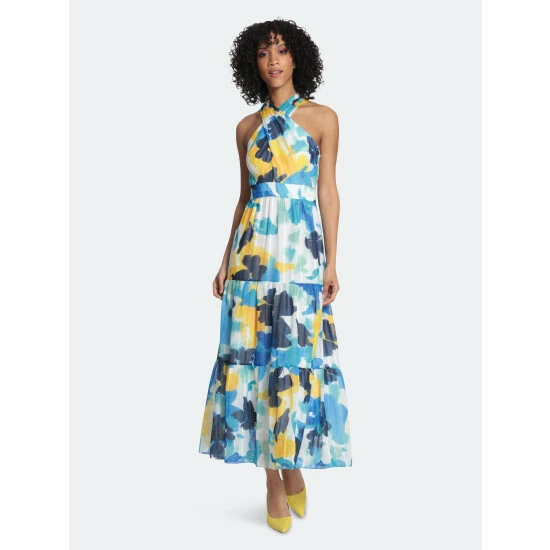 Maggy London Lilia Dress Dresses Soft White / Magenta 5 Maggy London Lilia Dress Dresses Soft White / Magenta - Image 3