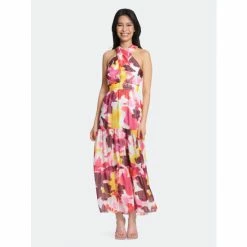 Maggy London Lilia Dress Dresses Soft White / Magenta 12 Maggy London Lilia Dress Dresses Soft White / Magenta -Maggy London shop unnamed file 1574