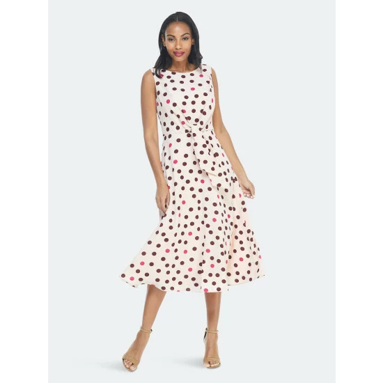 Maggy London Jewel Midi Dress Dresses Dust Storm/wine 4 Maggy London Jewel Midi Dress Dresses Dust Storm/wine - Image 2