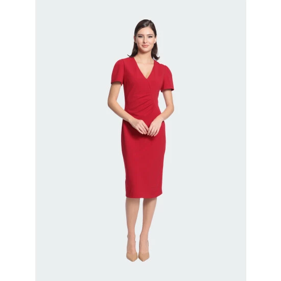 Maggy London Santini Dress Dresses Red 4 Maggy London Santini Dress Dresses Red - Image 2