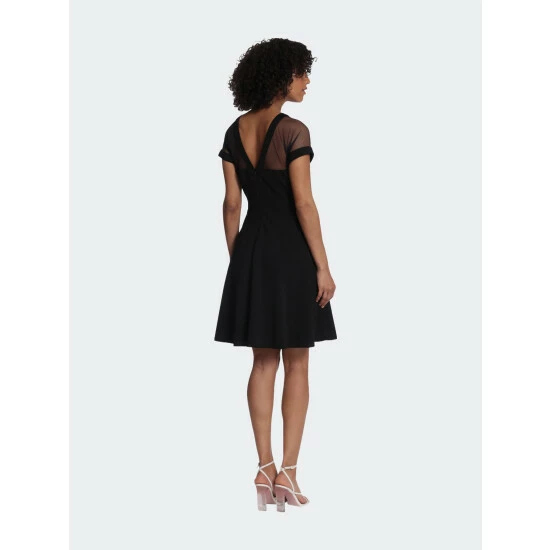 Maggy London Illusion Dress Mini Dresses Black 5 Maggy London Illusion Dress Mini Dresses Black - Image 3