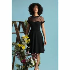 Maggy London Illusion Dress Mini Dresses Black 9 Maggy London Illusion Dress Mini Dresses Black -Maggy London shop unnamed file 379