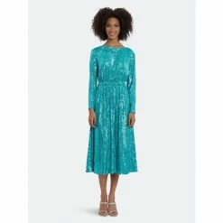 Maggy London Darcie Dresses Ocean Sequin
