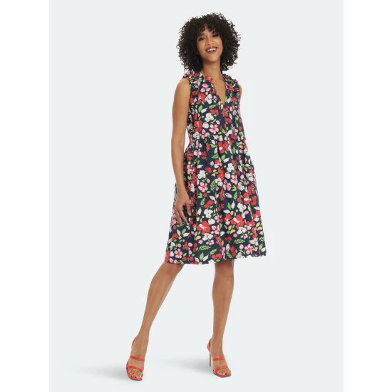 Maggy London Kayla Dress Dresses Navy/red 4 Maggy London Kayla Dress Dresses Navy/red - Image 2