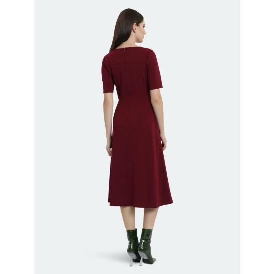 Maggy London Tresa Dress Dresses Arresting Burgundy 5 Maggy London Tresa Dress Dresses Arresting Burgundy - Image 3