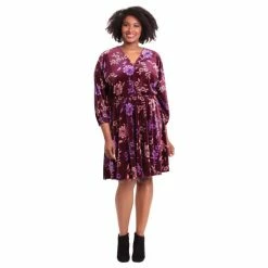 Maggy London London Times Rumi Dresses Navy/burnt Ochre