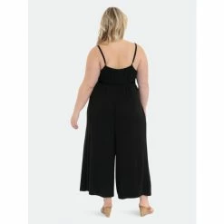 Maggy London London Times Curve Teri Jumpsuit Jumpsuits & Rompers Black -Maggy London shop unnamed file 469