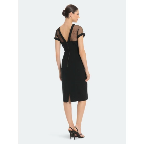 Maggy London The Illusion Dress Dresses Navy 5 Maggy London The Illusion Dress Dresses Navy - Image 3
