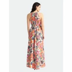 Maggy London Layla Maxi Dresses Soft White / Hot Coral -Maggy London shop unnamed file 497