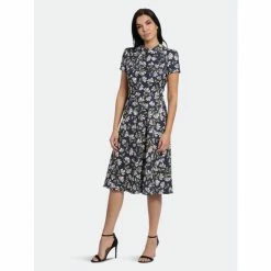 Maggy London London Times Belise Dresses Denim Blue/turq -Maggy London shop unnamed file 508