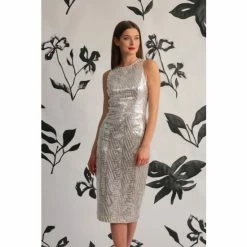 Maggy London Jaime Dress Dresses Silver 11 Maggy London Jaime Dress Dresses Silver -Maggy London shop unnamed file 526