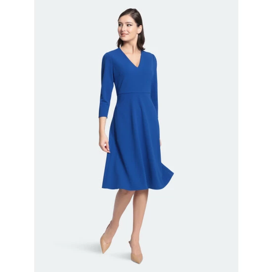 Maggy London Pauletta Dress Dresses Blue Sapphire 4 Maggy London Pauletta Dress Dresses Blue Sapphire - Image 2