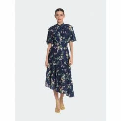 Maggy London Raya Dress Dresses Navy/orchid
