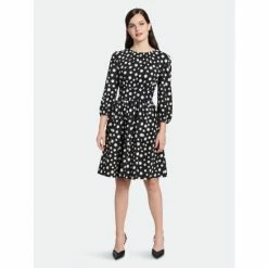 Maggy London Marnie Dresses Black/ Ivory