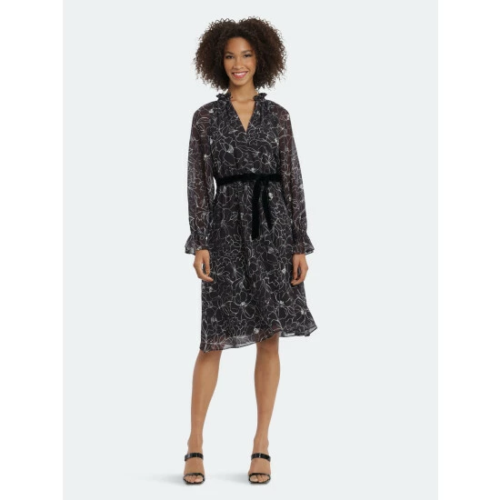 Maggy London Tria Floral Dress Dresses Floral Etching 3 Maggy London Tria Floral Dress Dresses Floral Etching