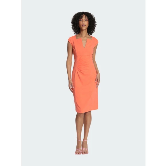 Maggy London Izara Dress Dresses Living Coral 3 Maggy London Izara Dress Dresses Living Coral