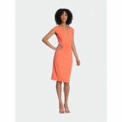 Maggy London Izara Dress Dresses Living Coral 8 Maggy London Izara Dress Dresses Living Coral -Maggy London shop unnamed file 587