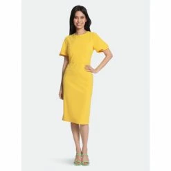 Maggy London Millie Dress Dresses Yolk Yellow -Maggy London shop unnamed file 619